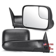 Towing Mirrors fit for Dodge Ram 1500 1998 1999 2001; Fit for Dodge Ram