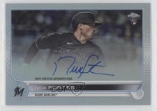 2022 Topps Chrome Rookie Auto Refractor 107/499 Nick Fortes #RA-NF Auto 07ke