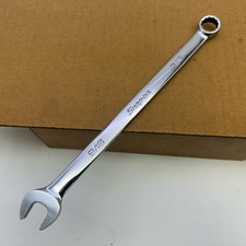  Snap-on Tools Usa Oexl18b 916 Sae Long Chrome Combination Wrench 12 Point