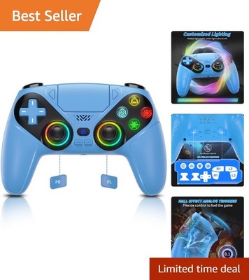 Innovative PS5 Bluetooth Gamepad with Turbo, 6-Axis Motion Control, and Speaker