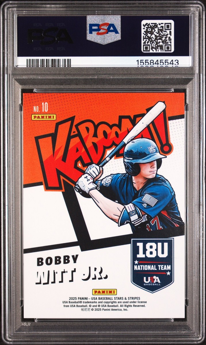 2025 Panini Stars and Stripes - Kaboom! Bobby Witt Jr. #10 for