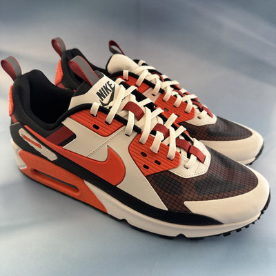 Nike AIR MAX 90 DRIFT Men's Phantom Dark Grey Orange US Sizes