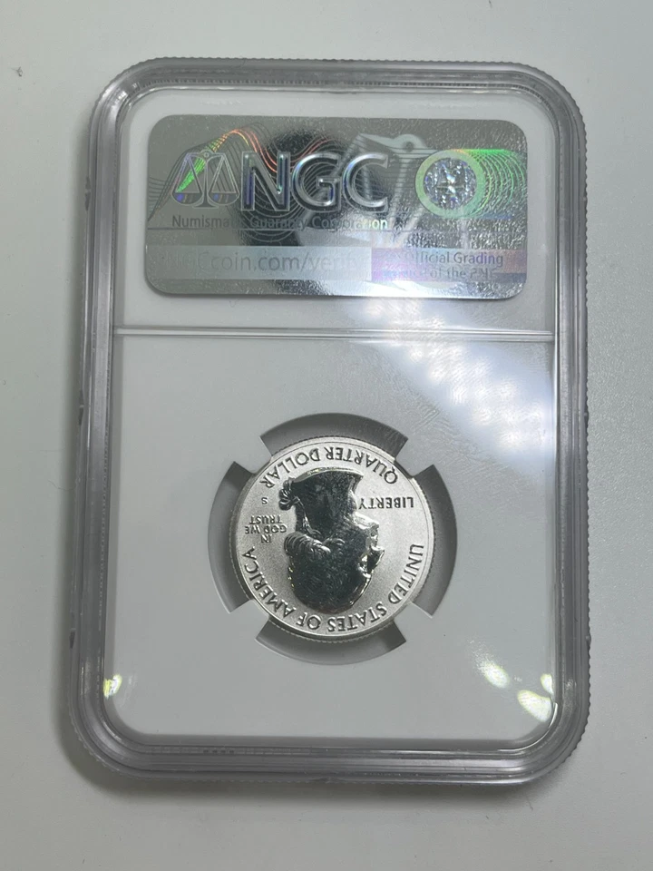 2018 NGC Apostle Islands PF70 Reverse Proof FD Issue Quarter Mercanti Signed - Image 3 of 4