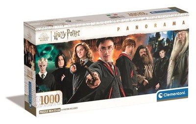 Panorama Puzzle: Harry Potter Good vs Evil Jigsaw Puzzle, 1000 Pieces - Clemento
