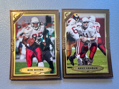 QTY: (x2) 1997 Topps Gallery - CARDINALS - Rob Moore #77 + Kent Graham #89