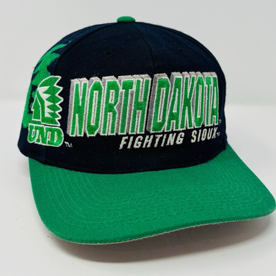 #ad #ad Vintage North Dakota Fighting Sioux Sports Specialties Hat Cap Snapback Shadow $450.00
