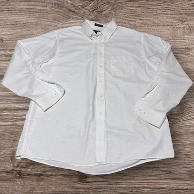 Barrington 2XL 18-34/35 Wrinkle Free Oxford Shirt White - Image 1 of 4