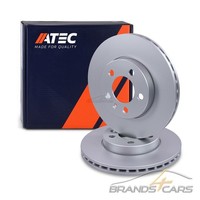 Atec 2X Bremsscheibe BelÜFtet Ø256 Vorne FÜR Audi A1 Seat Ibiza Skoda Fabia 4