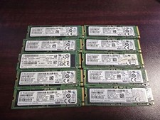 Lot of 10 512GB PCIe3.0 NVMe M.2 2280 SSD Samsung SKhynix