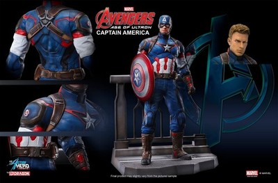 Marvel Figur Captain America Avenger Age of Ultron Sammler Dragon 38149 Standfig