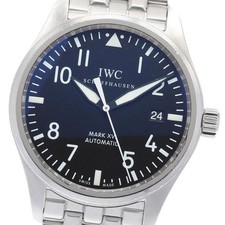 IWC SCHAFFHAUSEN PILOT WATCH MARK XVI IW325504 39mm SS Black Dial #C289 7
