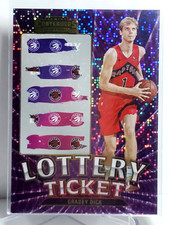 Boleto de lotería de novato Gradey Dick RC 2023-24 Panini Contenders - Brilla #13