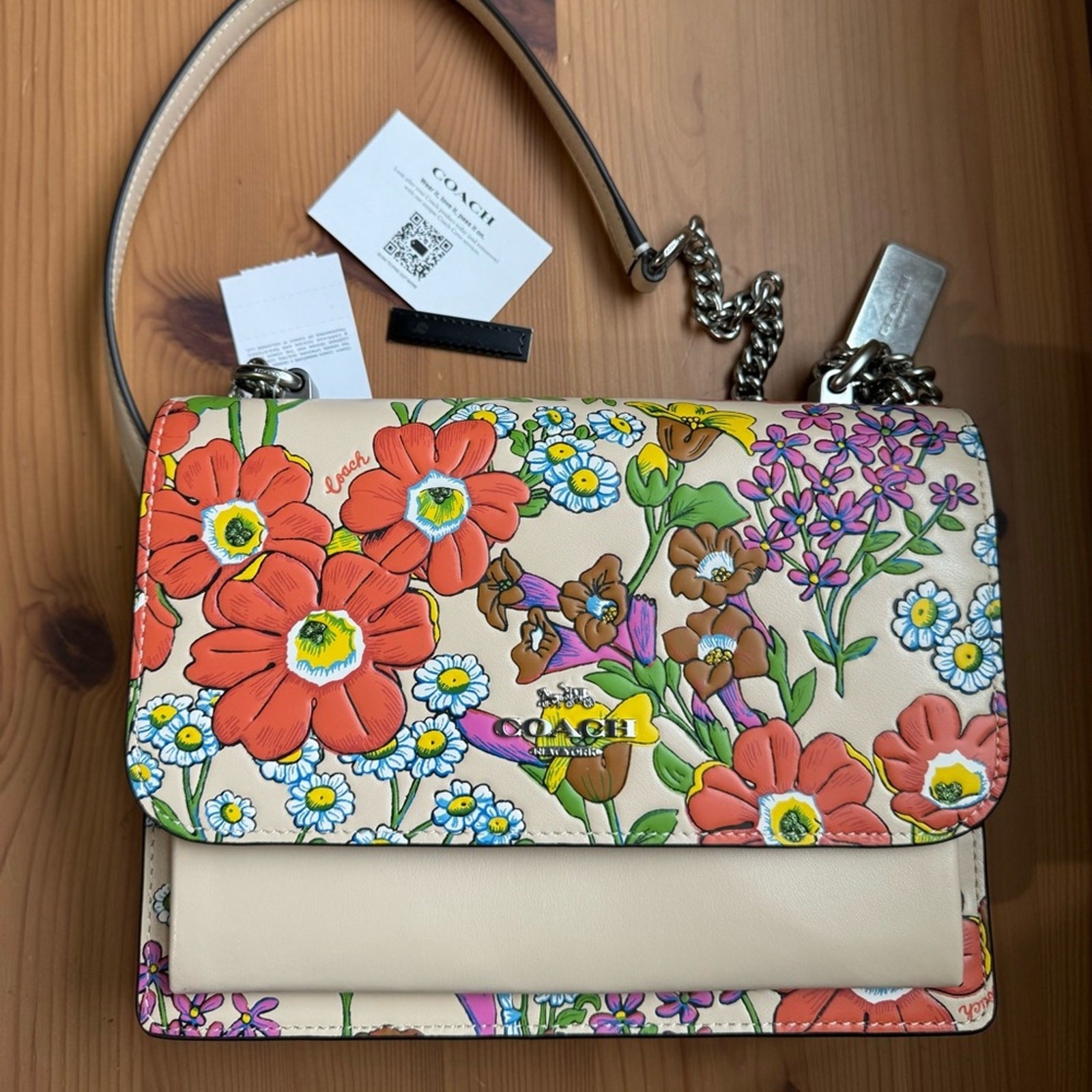 NWT 🌸 Coach Klare Crossbody Bag With Floral Print