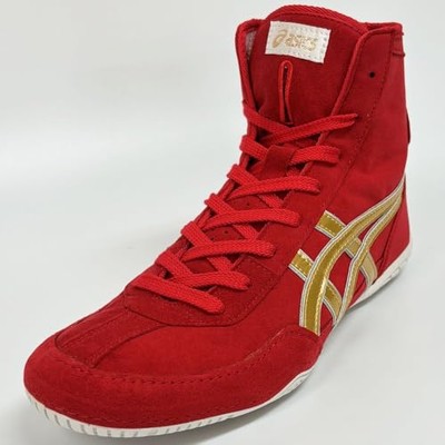 ASICS Boxing/Wrestling Shoes PRIME ATTACK A525 Red x Gold US11.5