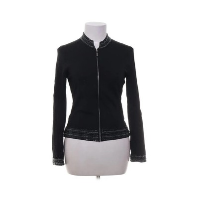 Next Petite, Strickjacke, Damen, Größe: 36, Schwarz, Einfarbig #SrQ