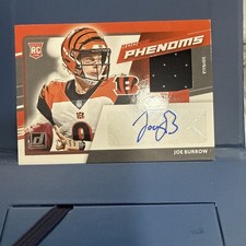 Joe Burrow 2020 Donruss Rookie Phenoms Patch Auto Autograph /99 RPA Bengals