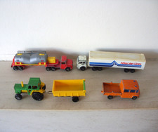 Majorette Diecast Tractor & Trailer Lorries Vintage Mercedes Trax Made in France