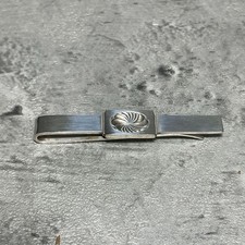 Georg Jensen 76A Silver Tie Pin & Money Clip Vintage Rare Out of Print