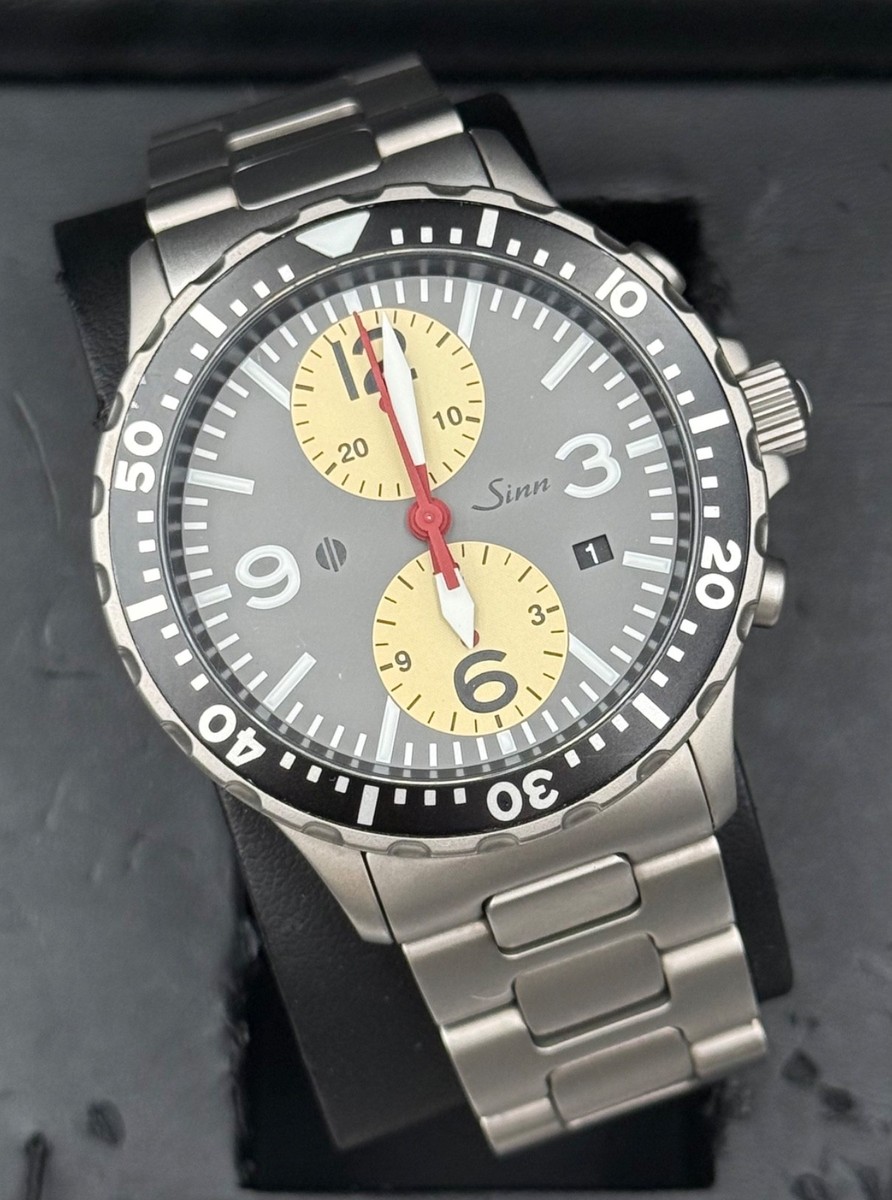 Sinn 757 Diapal Automatic Steel 43mm Mens Watch | eBay