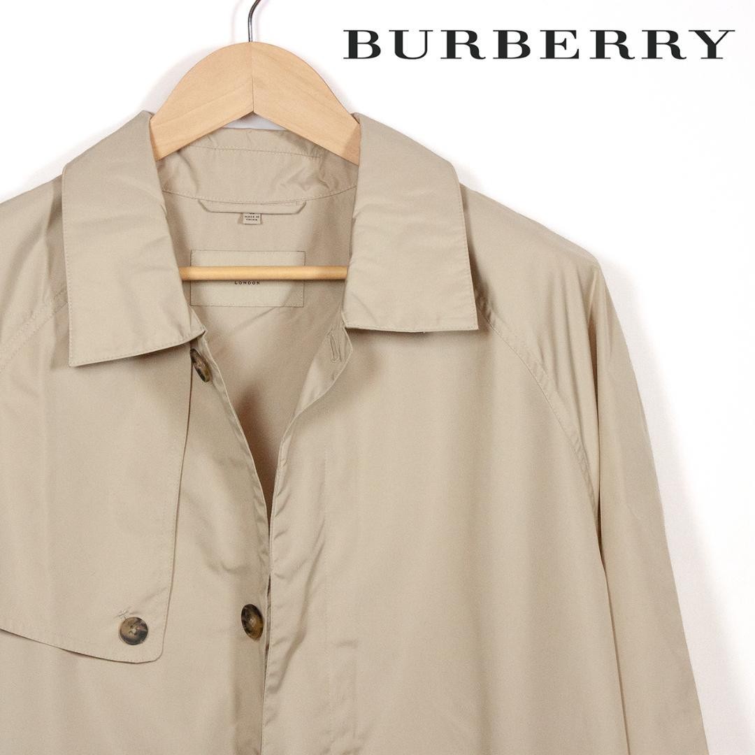 Burberry London Gun Flap with Checked Collar, Men's, Size Small