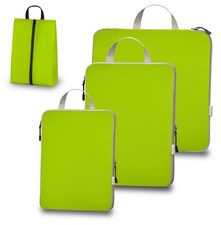 4 Set Compression Packing Cubes for Travel Expandable Packing Organizer Bag ...
