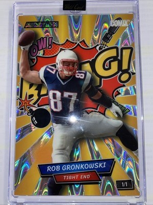 Rob Gronkowski Comix 1/1 2026 Wild Card Mammoth just the hits Bang