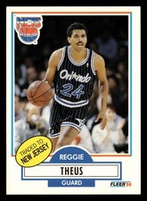 1990-91 Fleer - Reggie Theus #136