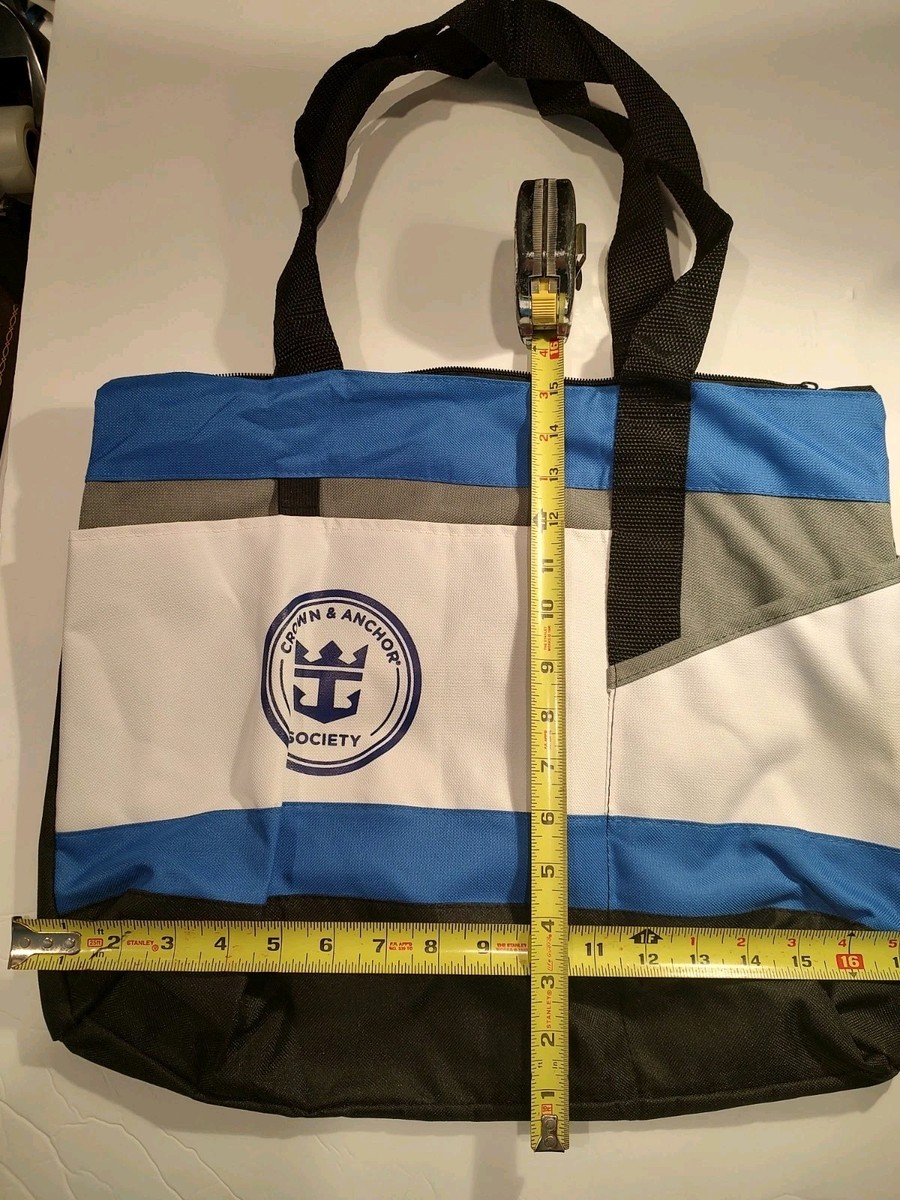 ROYAL CARIBBEAN CRUISE LINE Beach Tote Bag CROWN & ANCHOR SOCIETY