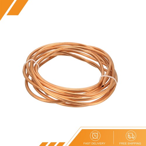 1 x Refrigeration Tubing 4mm OD 3mm ID 9.8Ft Length Copper Tubing Coils