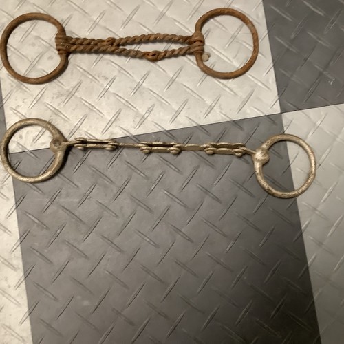 Lot Of 11 Vintage Horse Break bits old western ranch farm user - Picture 2 of 12