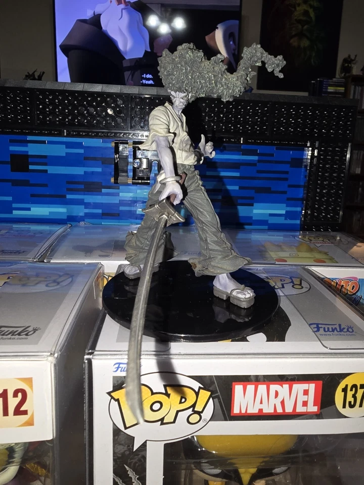 Figura de acción Afro Samurai edición limitada de Gonzo And Surge copia promocional usada Foto 4 de 4