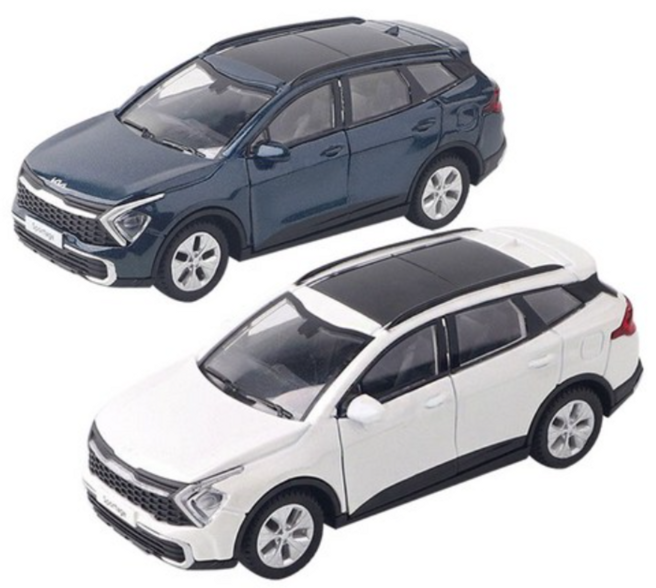 Miniature Kia EV6 échelle 1:38 - Marque WELLY - Jouet à Roulettes Tirer-lâcher - Neuf (2021)