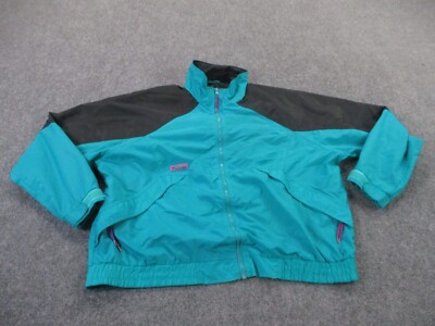 Vintage Columbia Jacket Men XL Windbreaker Lined Outdoors 90s Rain Hiking Tech