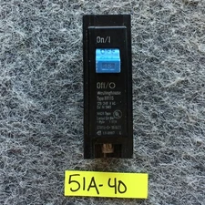 Westinghouse Bryant BR115 1 Pole 15A Circuit Breaker Blue Handle Warranty
