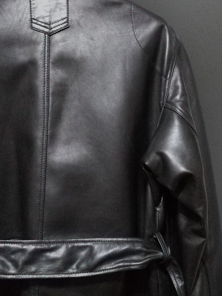 ZARA MEN SRPLS LEATHER JACKET SIZE M BLACK SHEEP LEATHER REF 5479