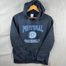 Portugal University Gift Souvenirs Hooded Sweatshirt Men's Size S  Graphics