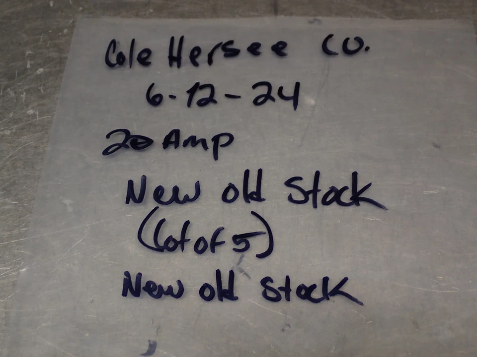 Disyuntores Cole Hersee 6-12-24 20A nuevo stock antiguo (lote de 5) ver todas las fotos Foto 2 de 4