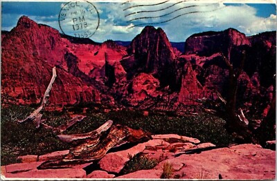 Kolob Canyons Area Zion National Park Highway I15 St George Utah Unp Postcard