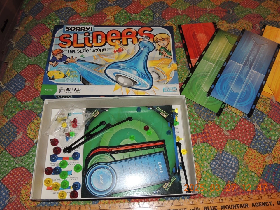 Parker Brothers Sorry Sliders The Aim Slide & Score Missing one yellow slider pa - Image 2 of 3