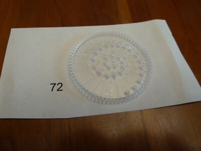 Kenner Spirograph  #72 clear Replacement Wheel Gear Bar excellent condition