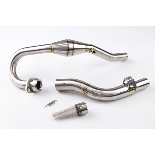 EXHAUST FULL SYSTEM STAINLESS RACHING SILVER FIT FOR HONDA CRF300L 2020-2025 - Picture 9 of 11