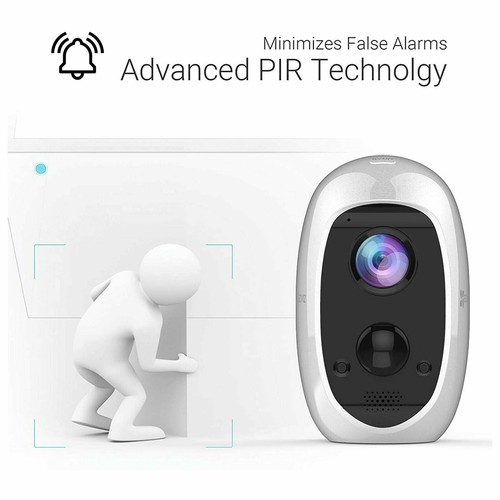 Battery WiFi IP Security Camera Smart Auto Tracking Wireless Pan Tilt CCTV PIR - Picture 8 of 11