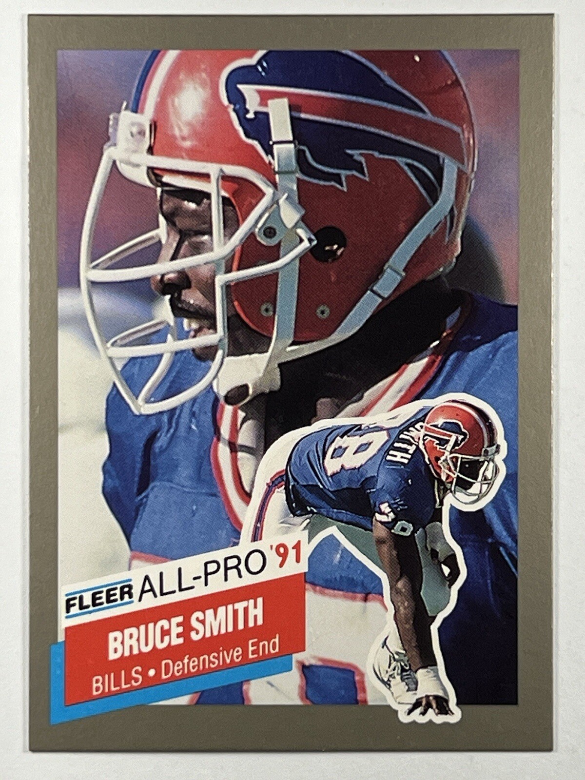 Bruce Smith #5 1991 Fleer - All-Pro '91 Buffalo Bills