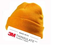 Hi Viz Beanie Hat Day Glow Orange or Yellow Hats 1 to 20 Multi Listing