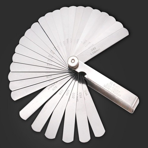 0.02-1.0mm Measuring Tool Foldable Plug Feeler Gap Gauge Feeler Gauge Gauge