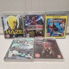 Bundle Of 5 PS3 Games Haze PES Uncharted Colin McRAE Dirt Darkness 2