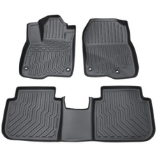Car Floor Mats For 2023 Honda Crv Hybrid Black All-weather Tpe Rubber Car Mats