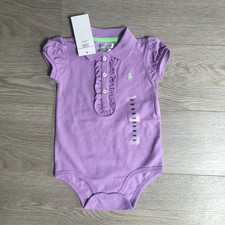 Image of Ralph Lauren Girls Polo Body Suit Baby Girl 9 months BNWT