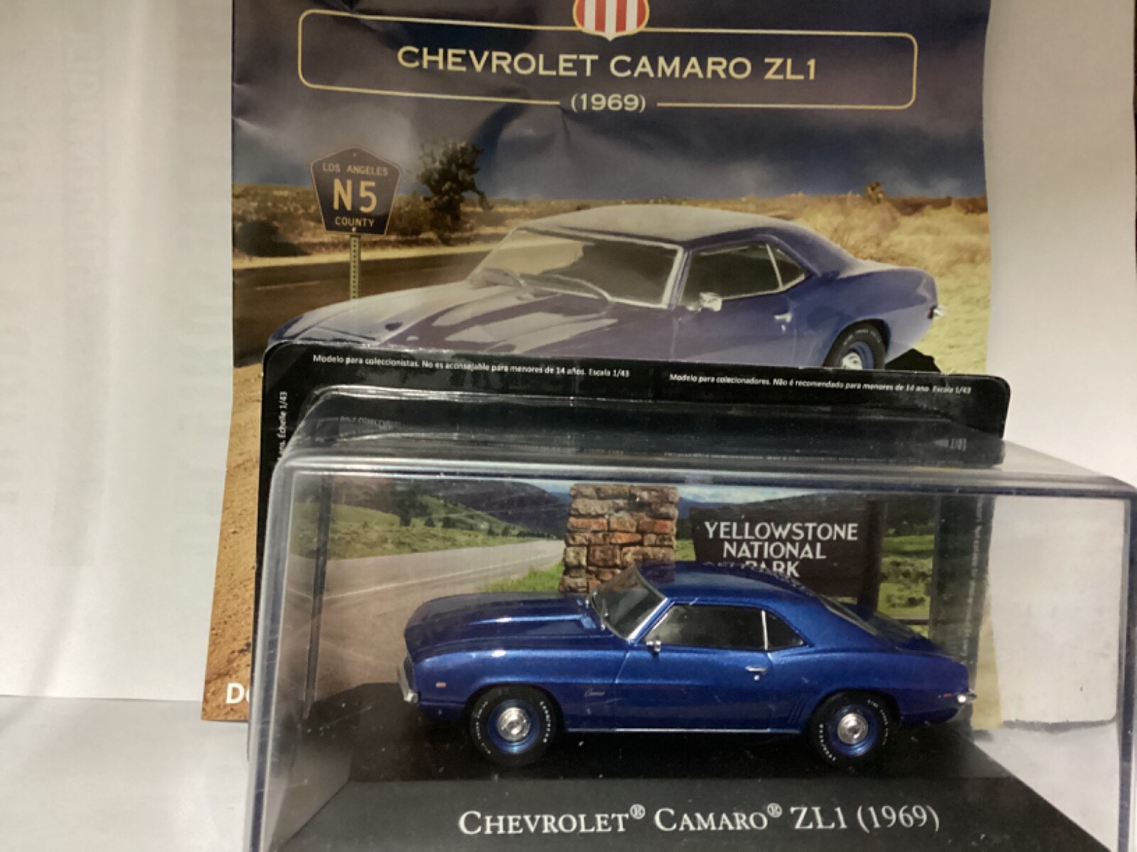 American Cars Chevrolet Camaro Zl1 1969 1:43, Die-Cast, New in Case