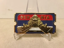 Serbia 246th Birthday 1775 "Admit One" Challenge Coin